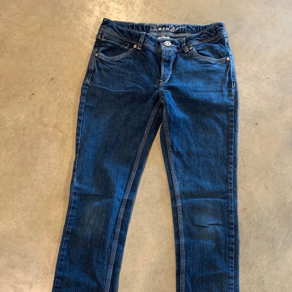 Levi's Thick Stitch Taylor bootcut big girl's size 16 slim straight jeans